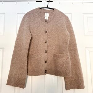 Joie 2-Ply Cashmere Cardigan - size small